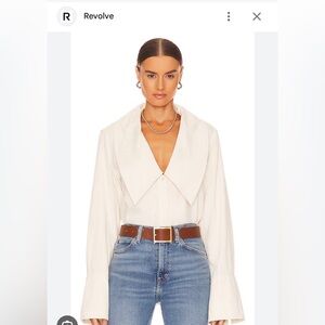 We wore what Dani collar shirt XS/S